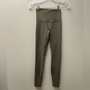 Lululemon‎ Align High Rise Army Green Leggings